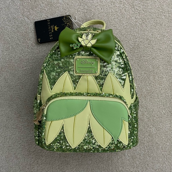 Loungefly Disney Princess and the Frog Princess Tiana Green